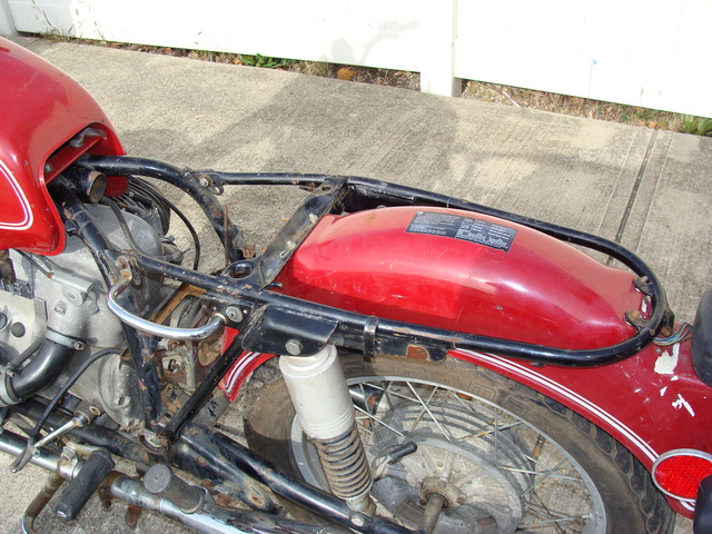 4920037 '76 R60-6, RED. PROJECT BIKE 011 p-4920037 '76 R60/6, Red. Non-Running "Project Bike"