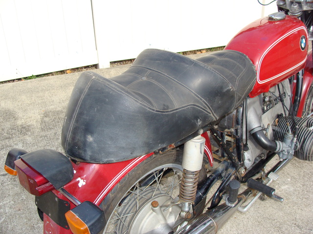 4920037 '76 R60-6, RED. PROJECT BIKE 015 p-4920037 '76 R60/6, Red. Non-Running "Project Bike"