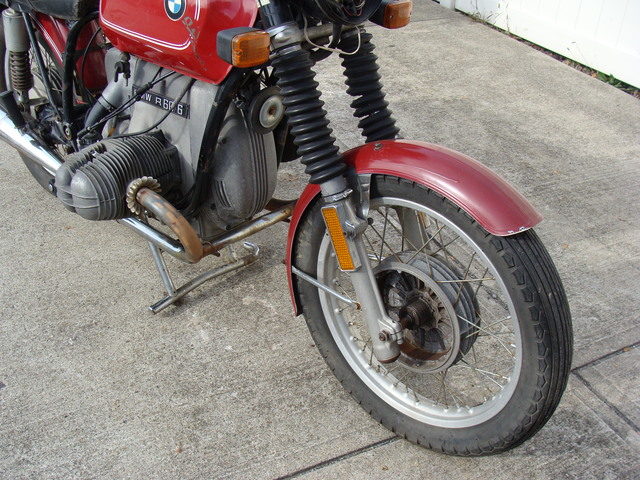 4920037 '76 R60-6, RED. PROJECT BIKE 020 p-4920037 '76 R60/6, Red. Non-Running "Project Bike"