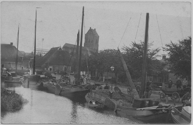 Haven van Ferwerd 1910 Schepen