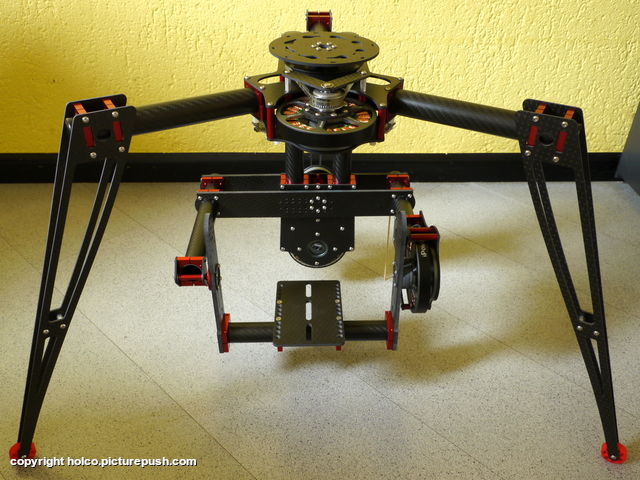 RED mount / Gimbal Flexacopter RED mount