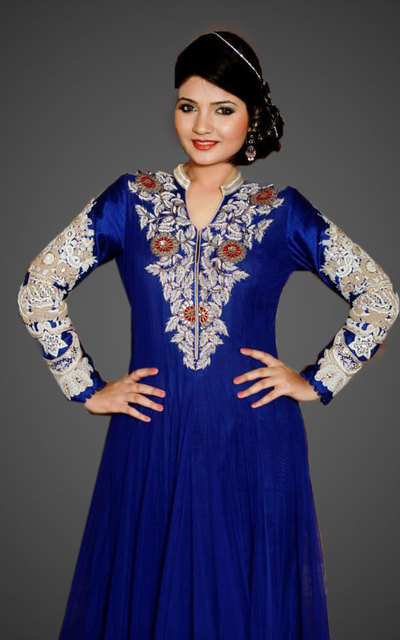 Online buy Net Anarkali Designer dresses - fashion Fashion1World