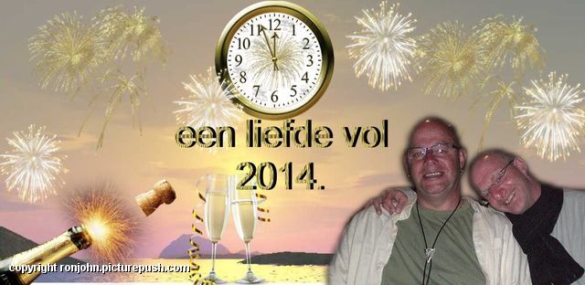 Ron en John van Alie 31-12-13 Foto bewerking