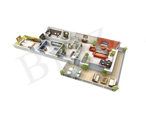 3D-Floor-Plan-2 Blitz Architectural 3D Studio