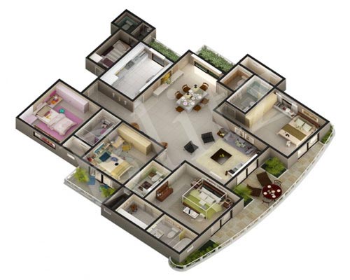 3D-Floor-Plan-3 Blitz Architectural 3D Studio