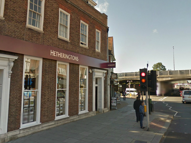 Infront of Hetheringtons estate agency on 8 The Br Hetheringtons London Mill Hill