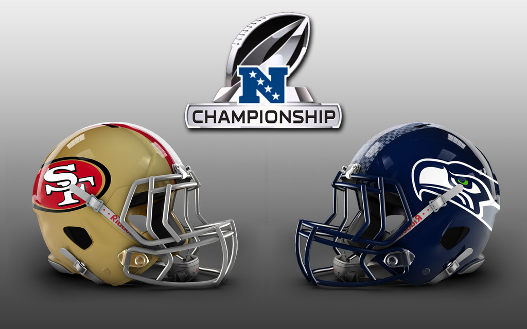 NFC Conference Championship Poster - Logos