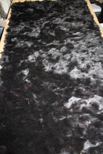Black Fox Fur Plate Fox Fur Blanket