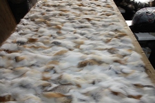 Golden Island Fox Sectional Fur Plate Fox Fur Blanket