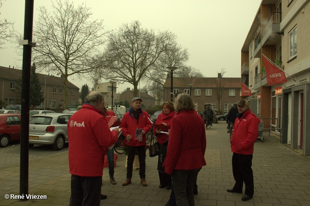 R.Th.B.Vriezen 2014 01 25 9475 PvdA Arnhem Canvassen op Presikhaaf1 zaterdag 25 januari 2014