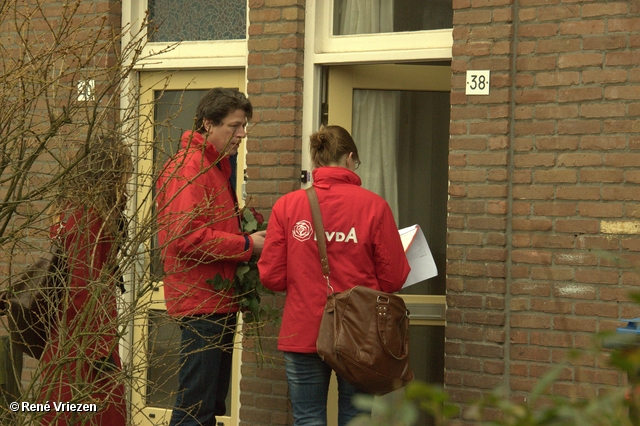 R.Th.B.Vriezen 2014 01 25 9514 PvdA Arnhem Canvassen op Presikhaaf1 zaterdag 25 januari 2014