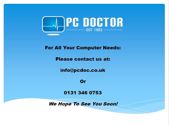PC Doctor  | 0131 346 0753 PC Doctor  | 0131 346 0753