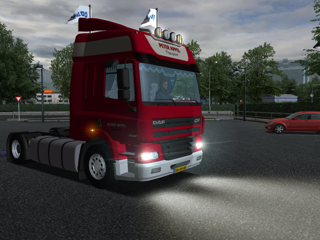 gts Daf CF 95 + Schmitz Cargobull PETER APPEL New  GTS COMBO'S