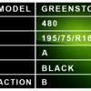195 75 R16C - Greenstone Description