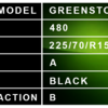 225 70 R15C - Greenstone Description