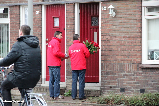 R.Th.B.Vriezen 2014 02 08 9657 PvdA Arnhem Canvassen Statenkwartier zaterdag 8 februari 2014