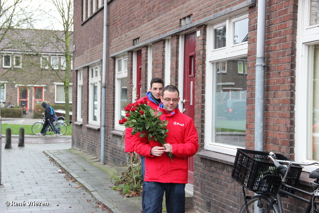 R.Th.B.Vriezen 2014 02 08 9676 PvdA Arnhem Canvassen Statenkwartier zaterdag 8 februari 2014