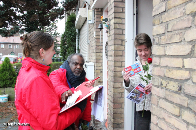 R.Th.B.Vriezen 2014 02 08 9718 PvdA Arnhem Canvassen Statenkwartier zaterdag 8 februari 2014