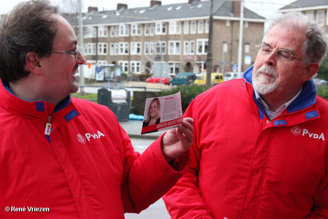 R.Th.B.Vriezen 2014 02 08 9748 PvdA Arnhem Canvassen Het Arnhems Broek zaterdag 8 februari 2014