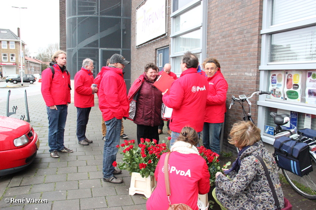 R.Th.B.Vriezen 2014 02 08 9768 PvdA Arnhem Canvassen Het Arnhems Broek zaterdag 8 februari 2014