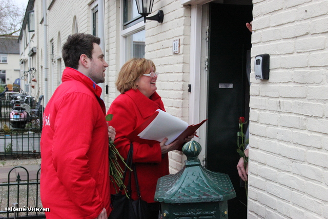 R.Th.B.Vriezen 2014 02 08 9803 PvdA Arnhem Canvassen Het Arnhems Broek zaterdag 8 februari 2014