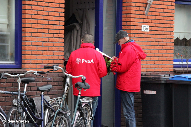 R.Th.B.Vriezen 2014 02 08 9825 PvdA Arnhem Canvassen Het Arnhems Broek zaterdag 8 februari 2014