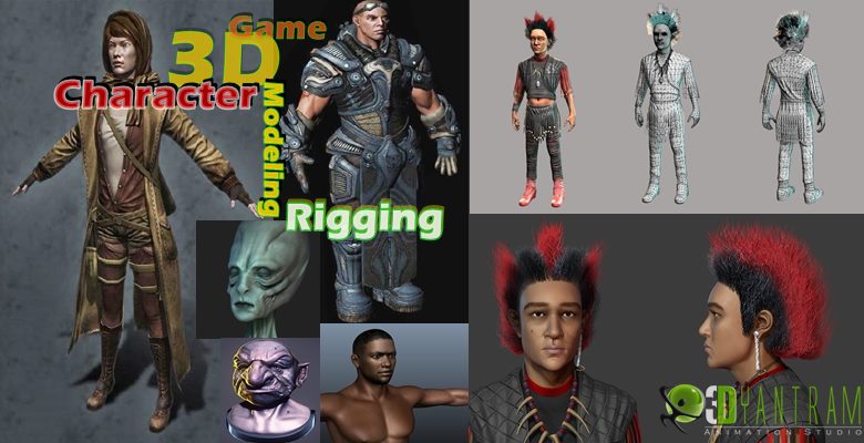 3d Game Character animation Rigging London Yantram 3d Character Animation & Modeling