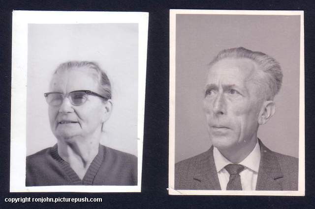 Oma en Opa van Hamburg Jeugdfoto's van John