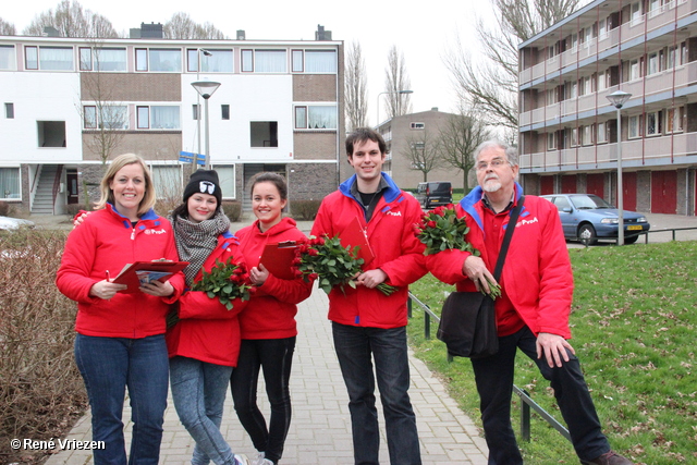 R.Th.B.Vriezen 2014 03 07 0806 PvdA Arnhem Canvassen Presikhaaf 3 Arnhem vrijdag 7 maart 2014