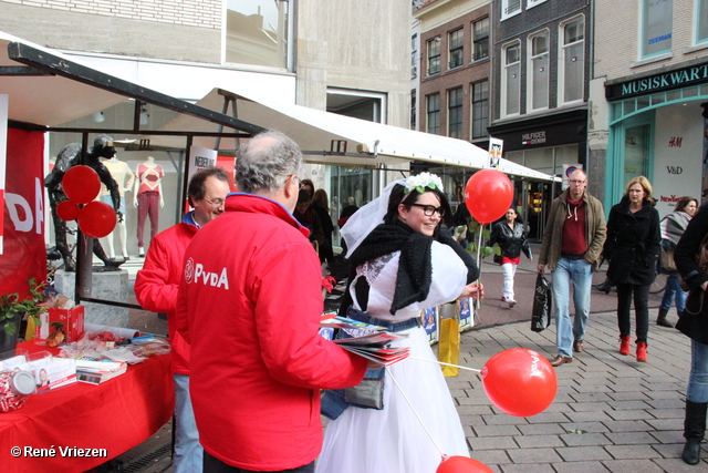 R.Th.B.Vriezen 2014 03 15 1865 PvdA Arnhem Kraam Land van de Markt Binnenstad Arnhem zaterdag 15 maart 2014