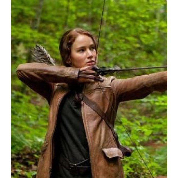 Everdeen Leather Jacket Huger Games Katniss Everdeen Leather Jacket