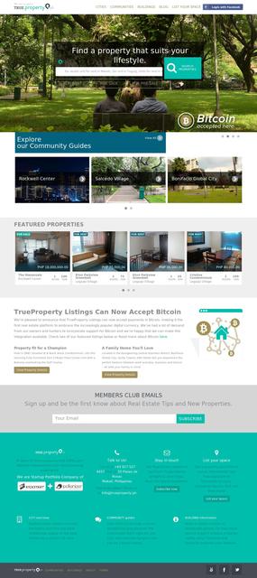 True Property Philippines website Picture Box