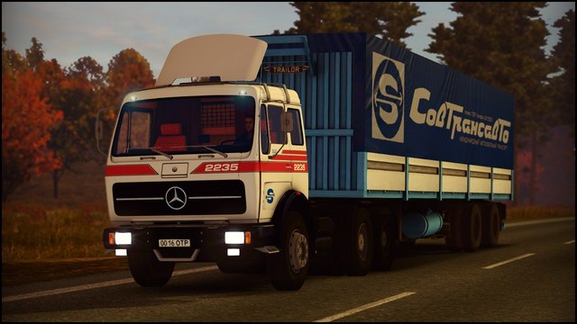 ets2 Mercedes 1632 By kirill73rus Stels Versetti ets2 Truck's