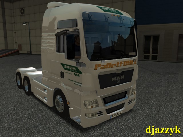 ukts MAN TGX 6x4 Jempsons skin by Djazzyk UKTS