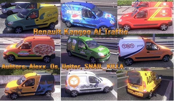 ets2 Renault Kangoo Al Traffic ets2 Truck's