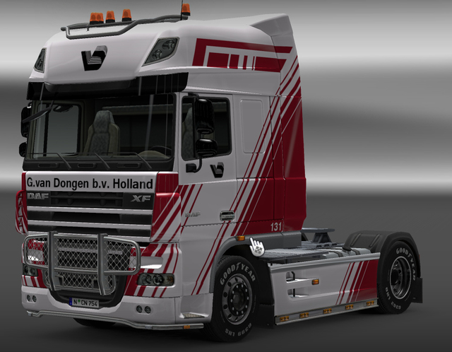 ets2 Skin G van DONGEN DAF XF by SRG777 ets2 Truck's