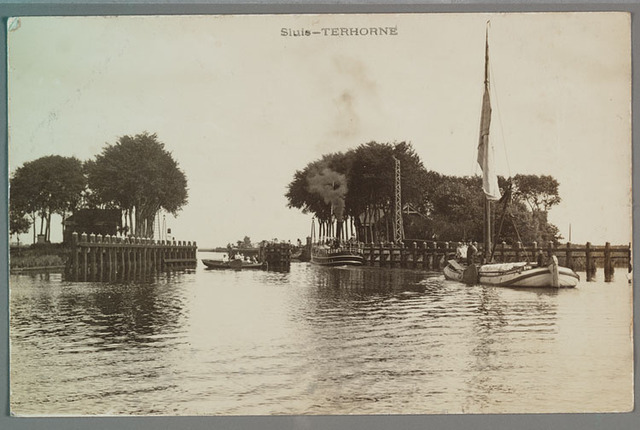 sluis Terhorne Schepen