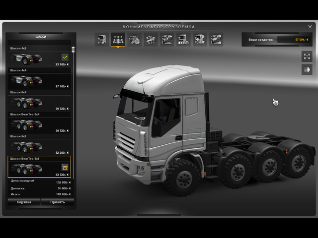 ets2 zzzzIveco 8Ñ…4 + 8Ñ…8 ets2 Truck's