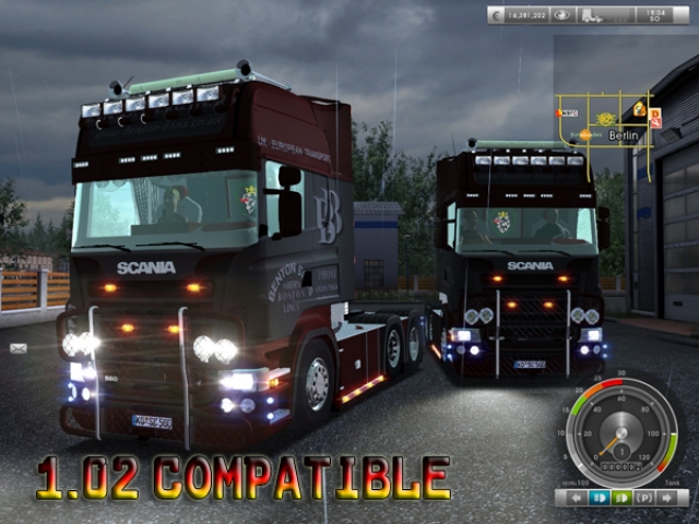 ets Scania R 6x2 Benton for ETS 1 dutchsimulator