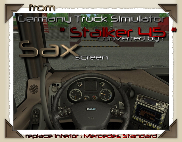 ets gts DAFinterior by stalker45 dutchsimulator