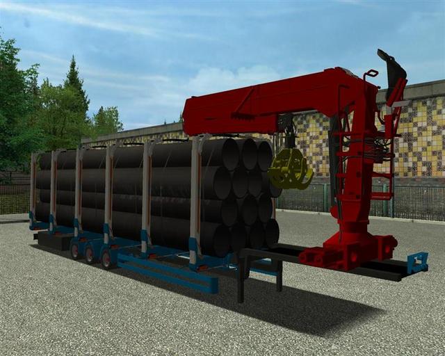 ets Big Pipes trailer kleine wielen2 dutchsimulator