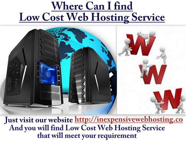 Where Can I find Low Cost Web Hosting Service Picture Box