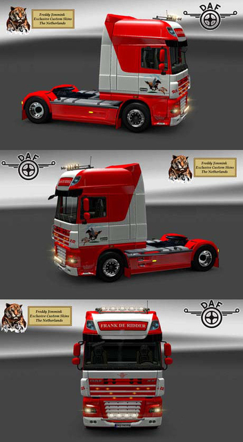 ets2 DAF XF 105.510 Frank de Ridder by Freddy J dutchsimulator