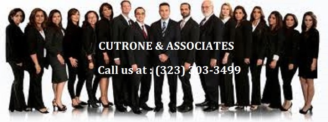 CUTRONE & ASSOCIATES  |  (323) 303-3499 CUTRONE & ASSOCIATES  |  (323) 303-3499