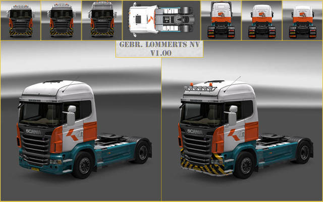 ets2 Lommerts Scania skin by Lommerts dutchsimulator