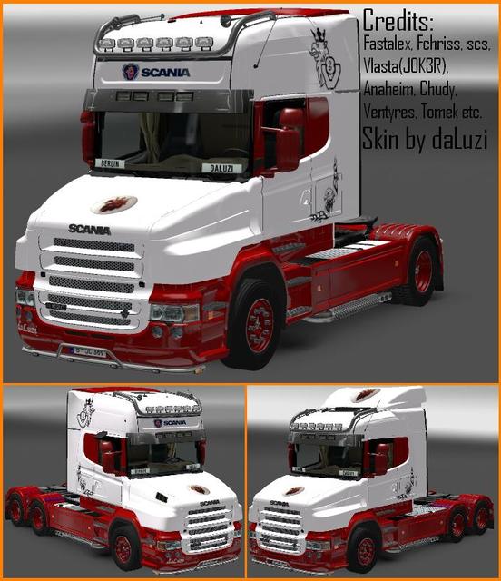 ets2 Scania T620 by Vlasta - New Skin by daLuzi dutchsimulator