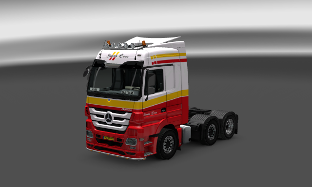 ets2 Simon Loos Skin MB 6x4 by dutchsimulator