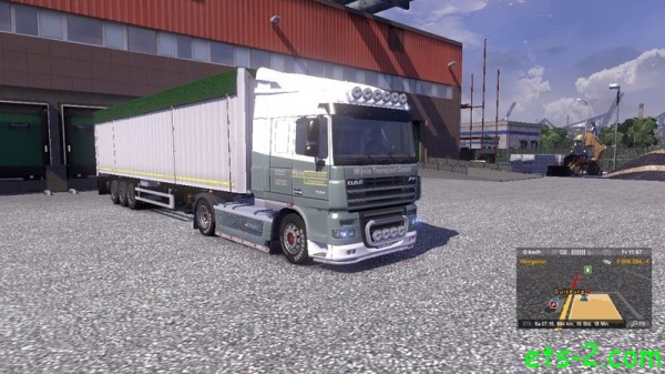 ets2 Daf XF + Trailer Wijnia Transport by Trucker1 dutchsimulator