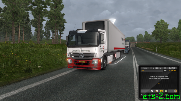 ets2 Mercedes Actros + trailer Ploeger skin by Coe dutchsimulator