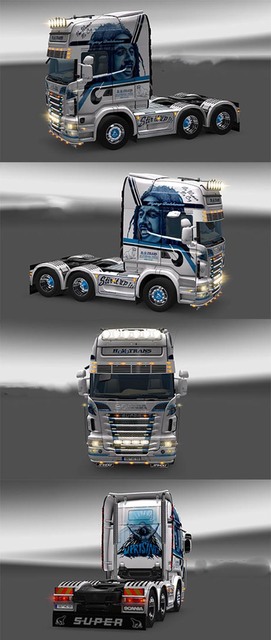 ets2 Scania R730 Hovotrans Bob Marley-6x4 by Fredd dutchsimulator